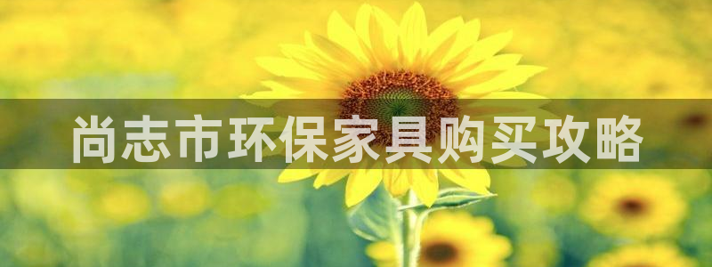 杏耀平台注册流程：尚志市环保家具购买攻略